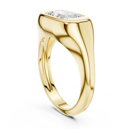 Radiant Solitaire Lab Grown Diamond Engagement Ring