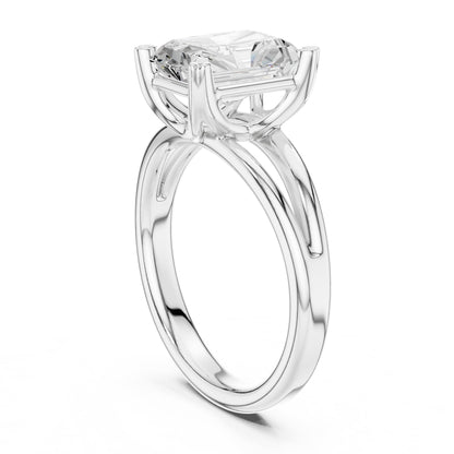 Radiant Solitaire Lab Grown Diamond Engagement Ring