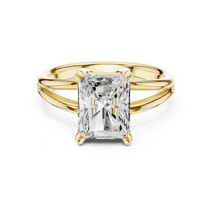 Radiant Solitaire Lab Grown Diamond Engagement Ring