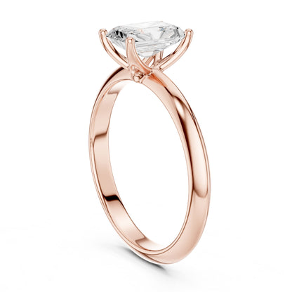 Radiant Solitaire Lab Grown Diamond Engagement Ring