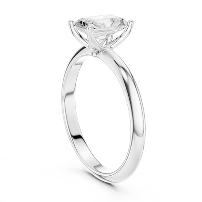 Radiant Solitaire Lab Grown Diamond Engagement Ring