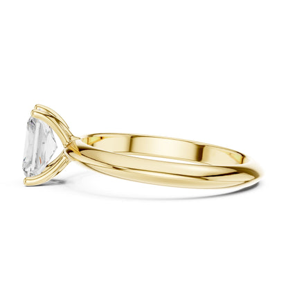 Radiant Solitaire Lab Grown Diamond Engagement Ring