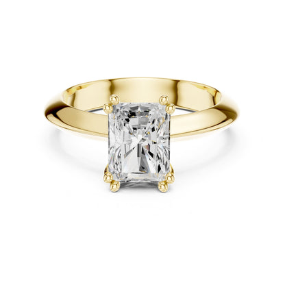Radiant Solitaire Lab Grown Diamond Engagement Ring