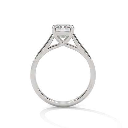 Radiant Solitaire Lab Grown Diamond Engagement Ring