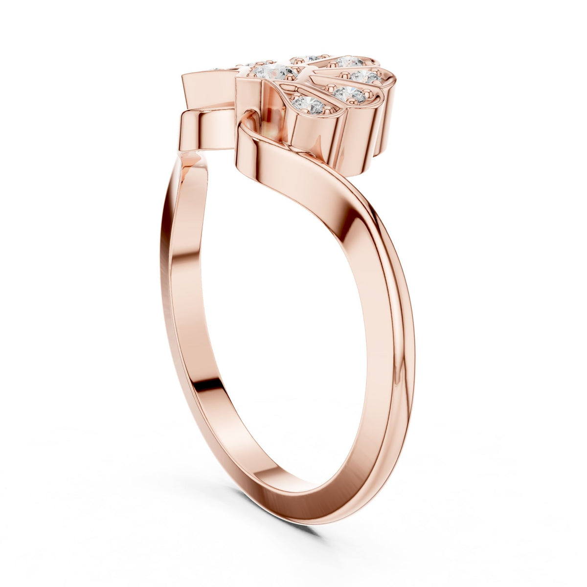 Round Cluster Lab Grown Diamond Engagement Ring