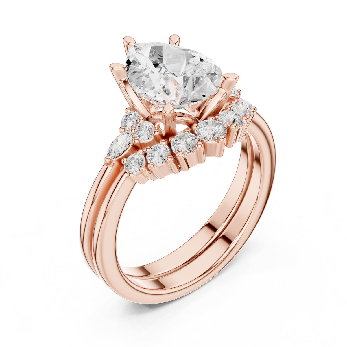 Round Halo Lab Grown Diamond Engagement Ring