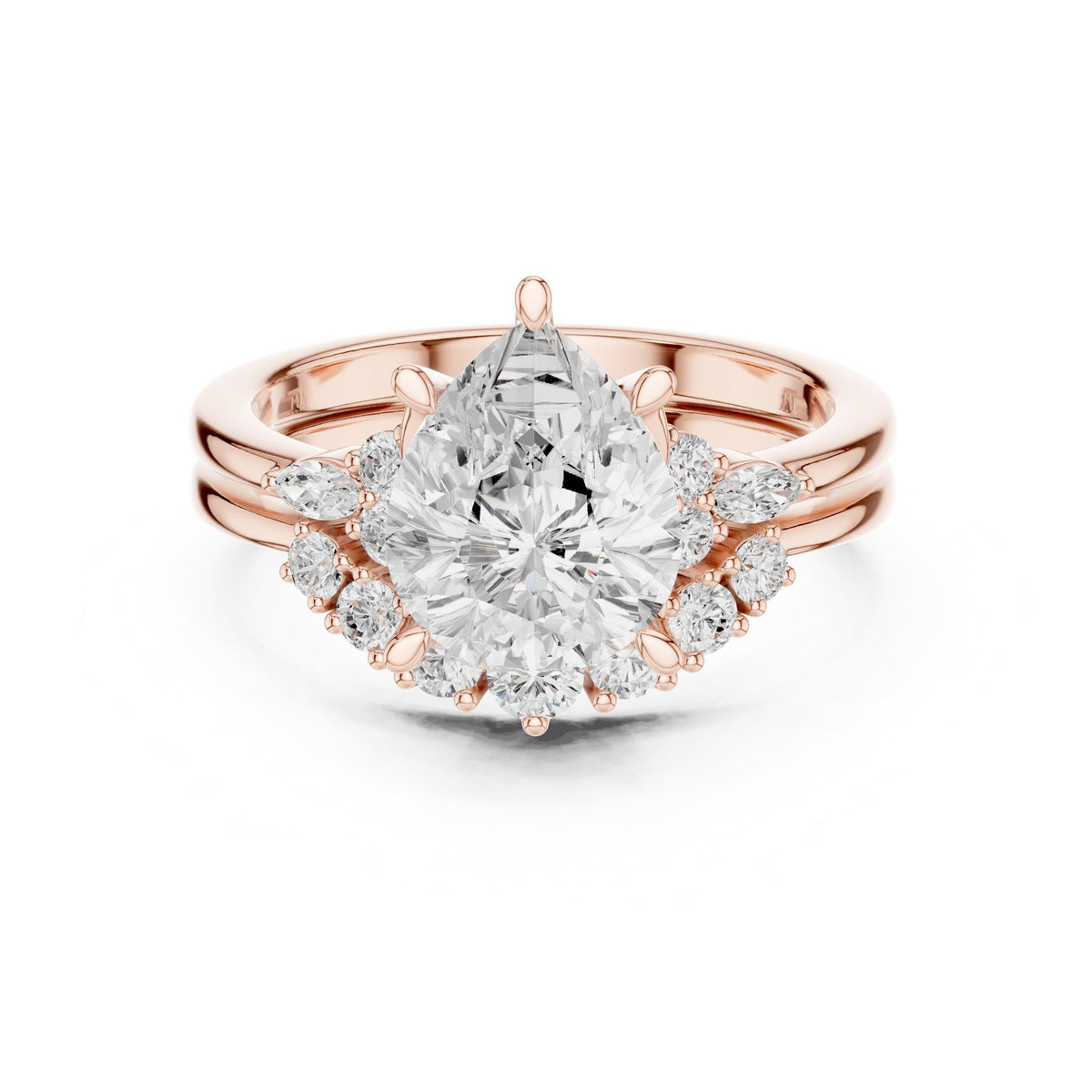 Round Halo Lab Grown Diamond Engagement Ring