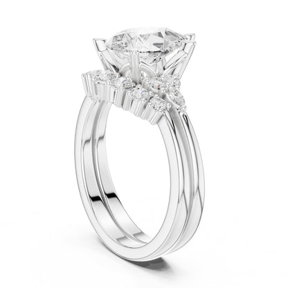 Round Halo Lab Grown Diamond Engagement Ring