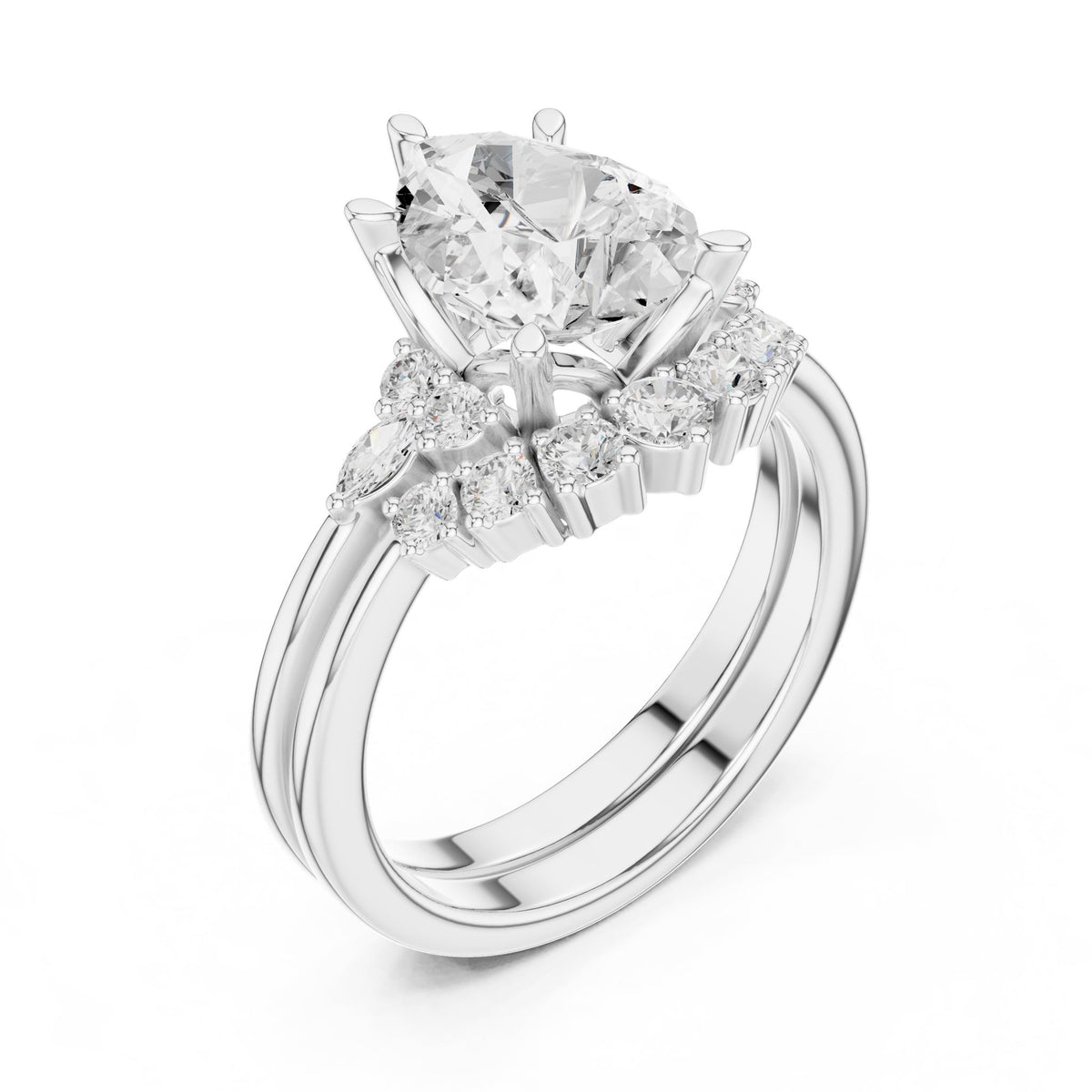 Round Halo Lab Grown Diamond Engagement Ring
