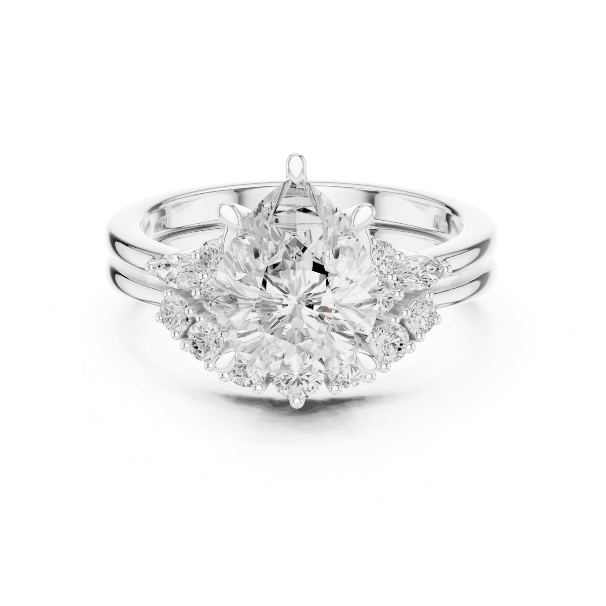 Round Halo Lab Grown Diamond Engagement Ring