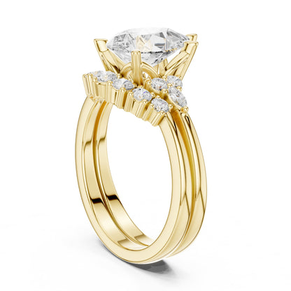 Round Halo Lab Grown Diamond Engagement Ring