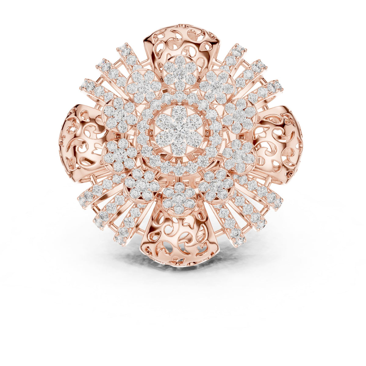 Round Halo Lab Grown Diamond Engagement Ring
