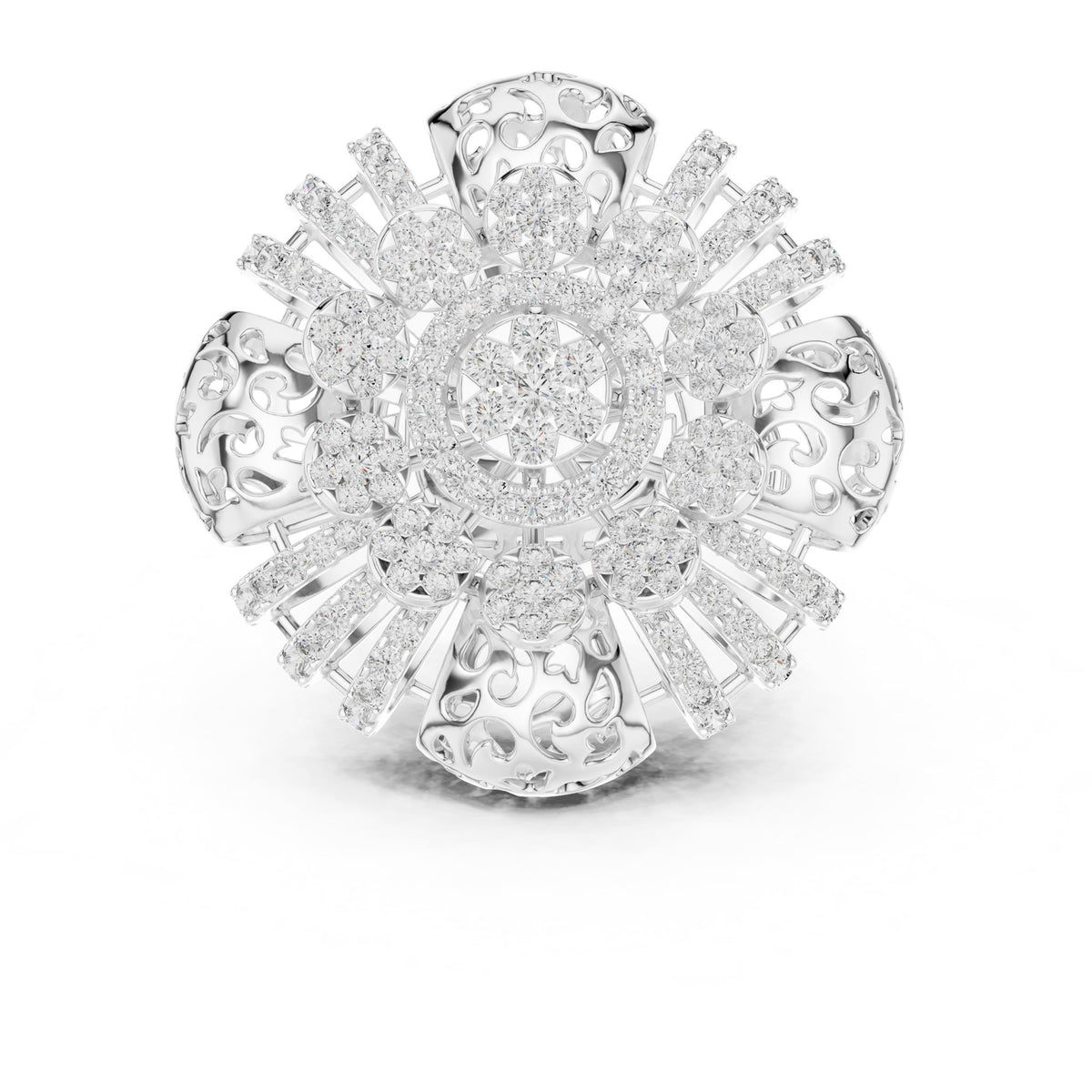 Round Halo Lab Grown Diamond Engagement Ring