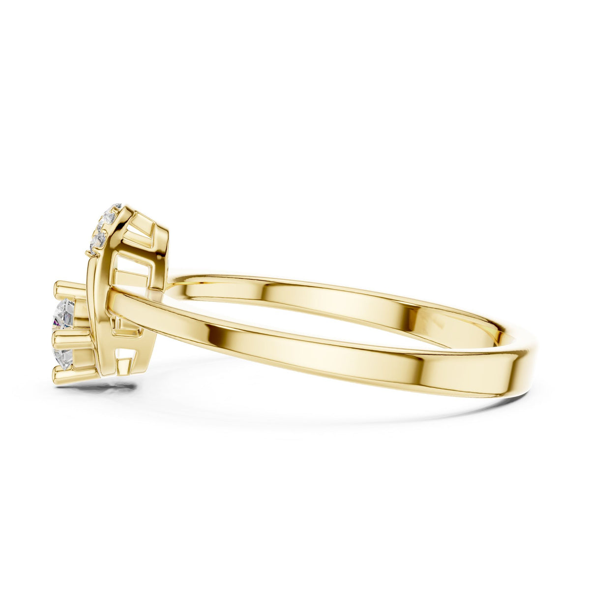 Round Halo Lab Grown Diamond Engagement Ring