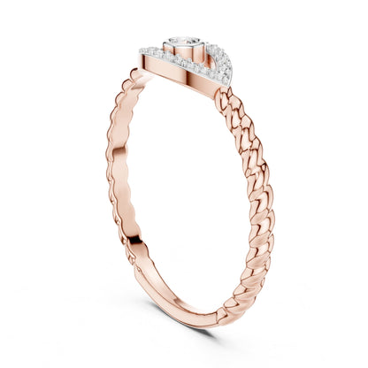Round Halo Lab Grown Diamond Engagement Ring