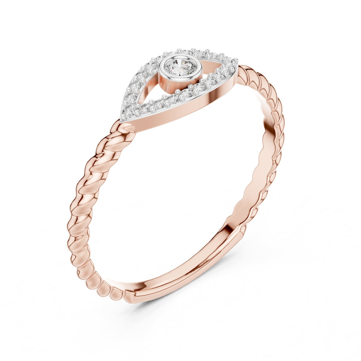 Round Halo Lab Grown Diamond Engagement Ring