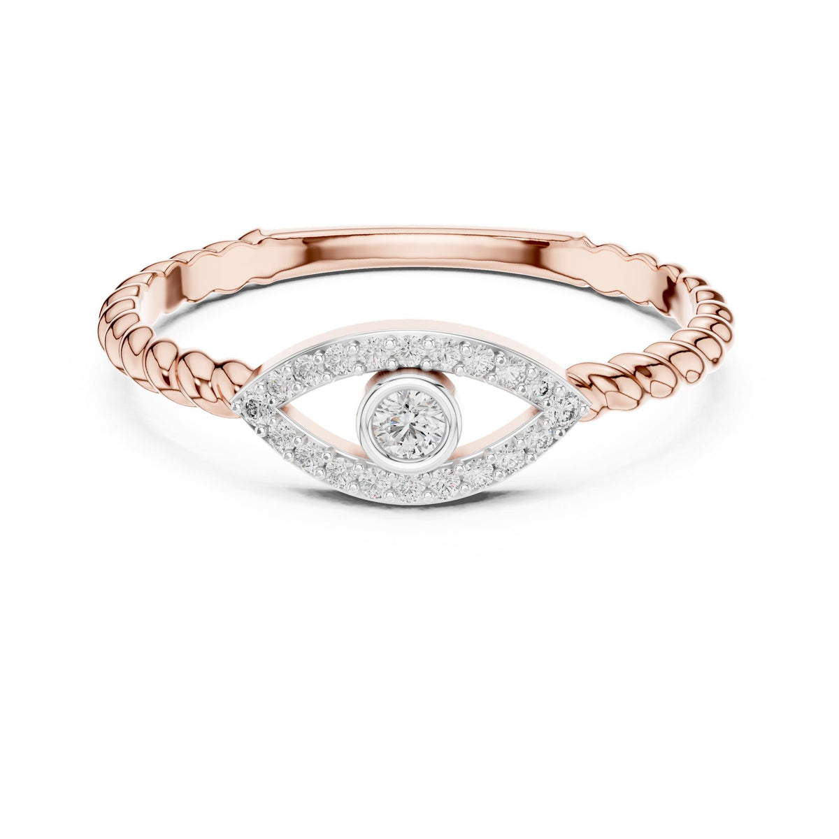 Round Halo Lab Grown Diamond Engagement Ring