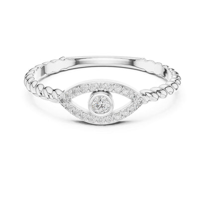 Round Halo Lab Grown Diamond Engagement Ring
