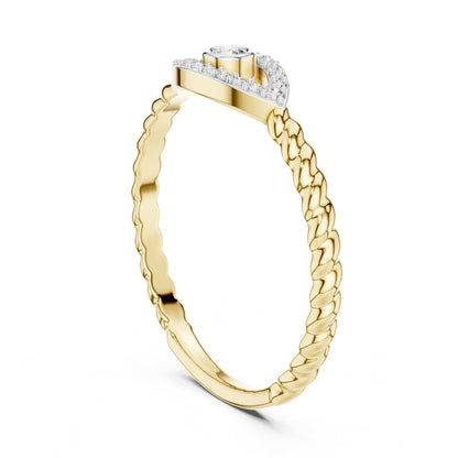 Round Halo Lab Grown Diamond Engagement Ring