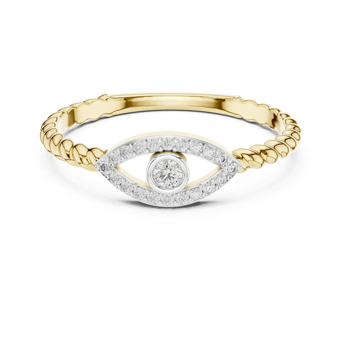 Round Halo Lab Grown Diamond Engagement Ring