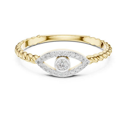 Round Halo Lab Grown Diamond Engagement Ring