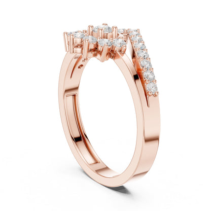 Round Halo Lab Grown Diamond Engagement Ring