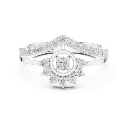 Round Halo Lab Grown Diamond Engagement Ring