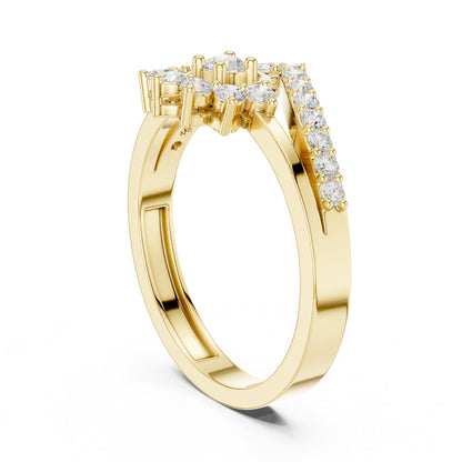 Round Halo Lab Grown Diamond Engagement Ring