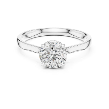 Round Halo Lab Grown Diamond Engagement Ring