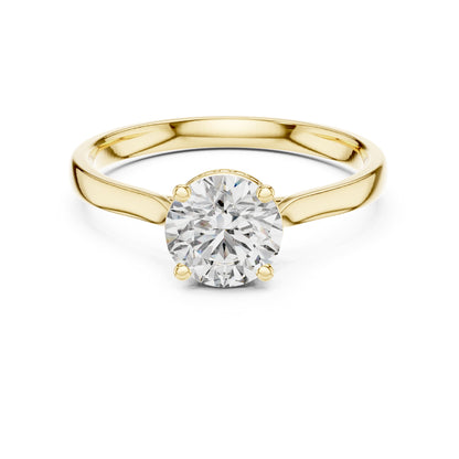 Round Halo Lab Grown Diamond Engagement Ring