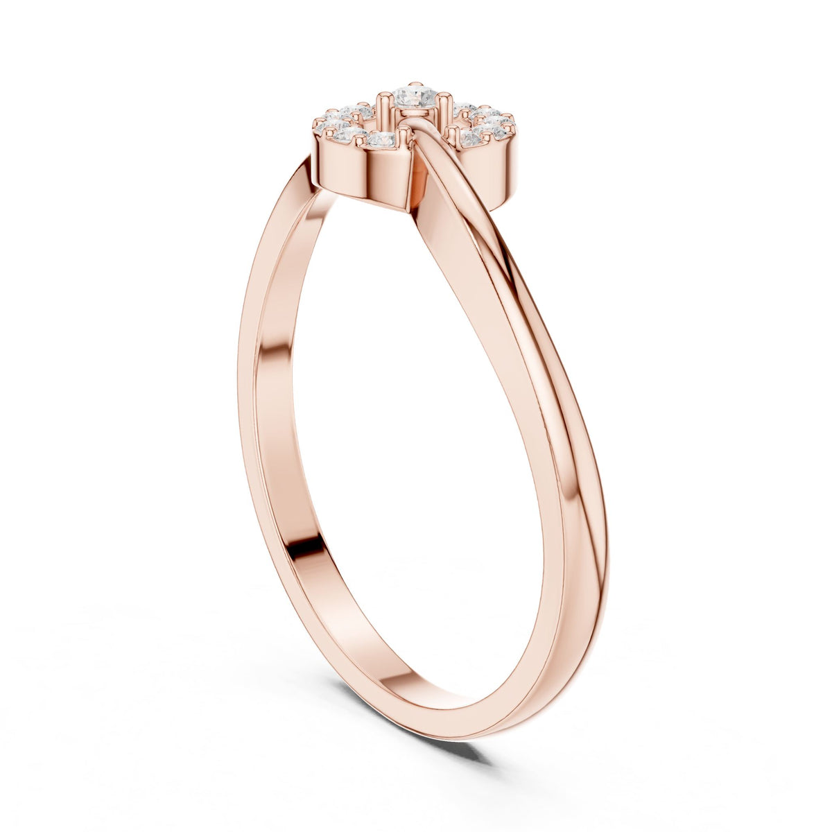 Round Halo Lab Grown Diamond Engagement Ring