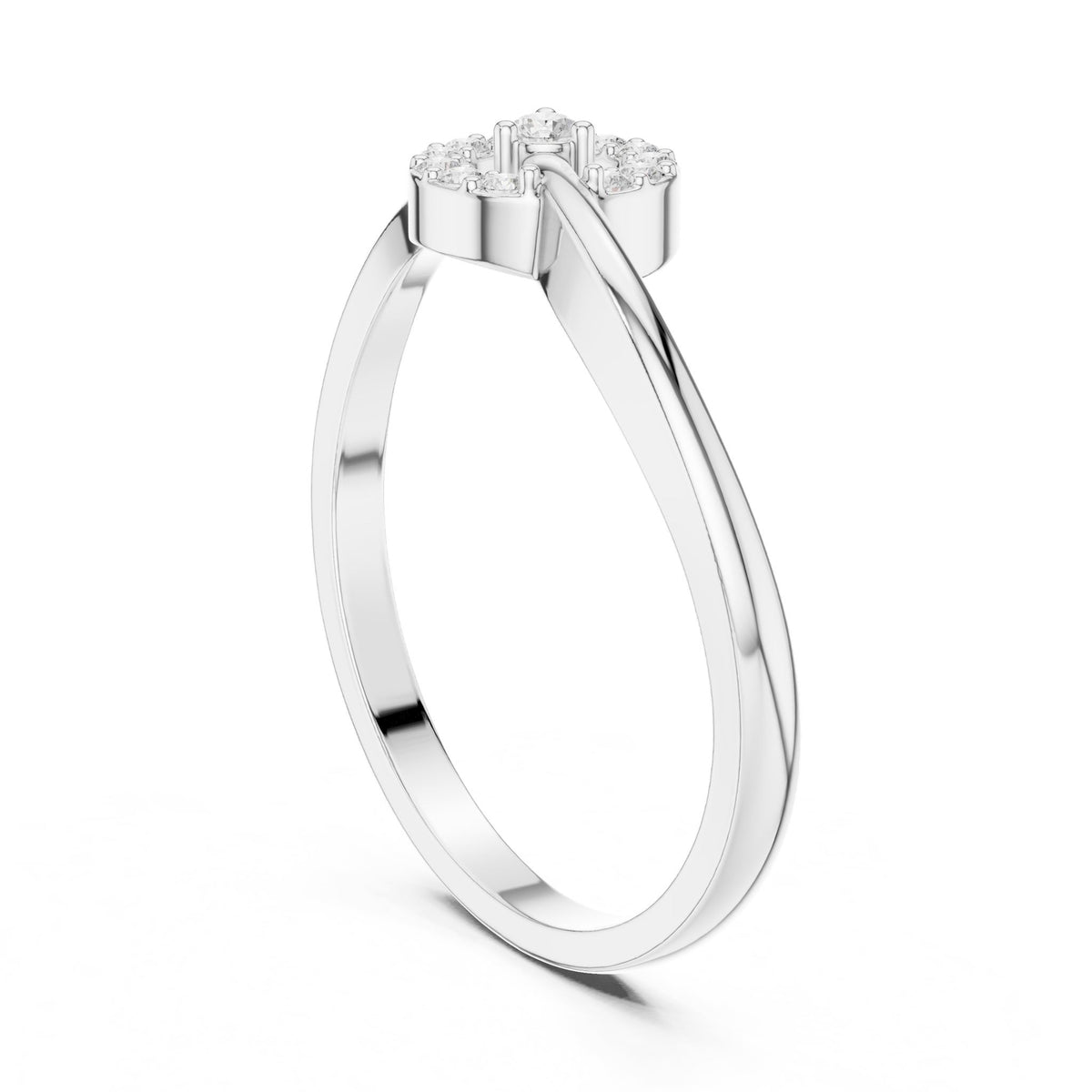 Round Halo Lab Grown Diamond Engagement Ring