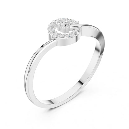 Round Halo Lab Grown Diamond Engagement Ring