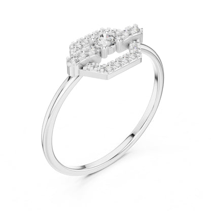 Round Halo Lab Grown Diamond Engagement Ring