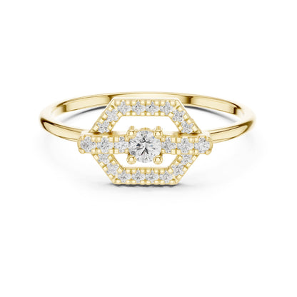 Round Halo Lab Grown Diamond Engagement Ring