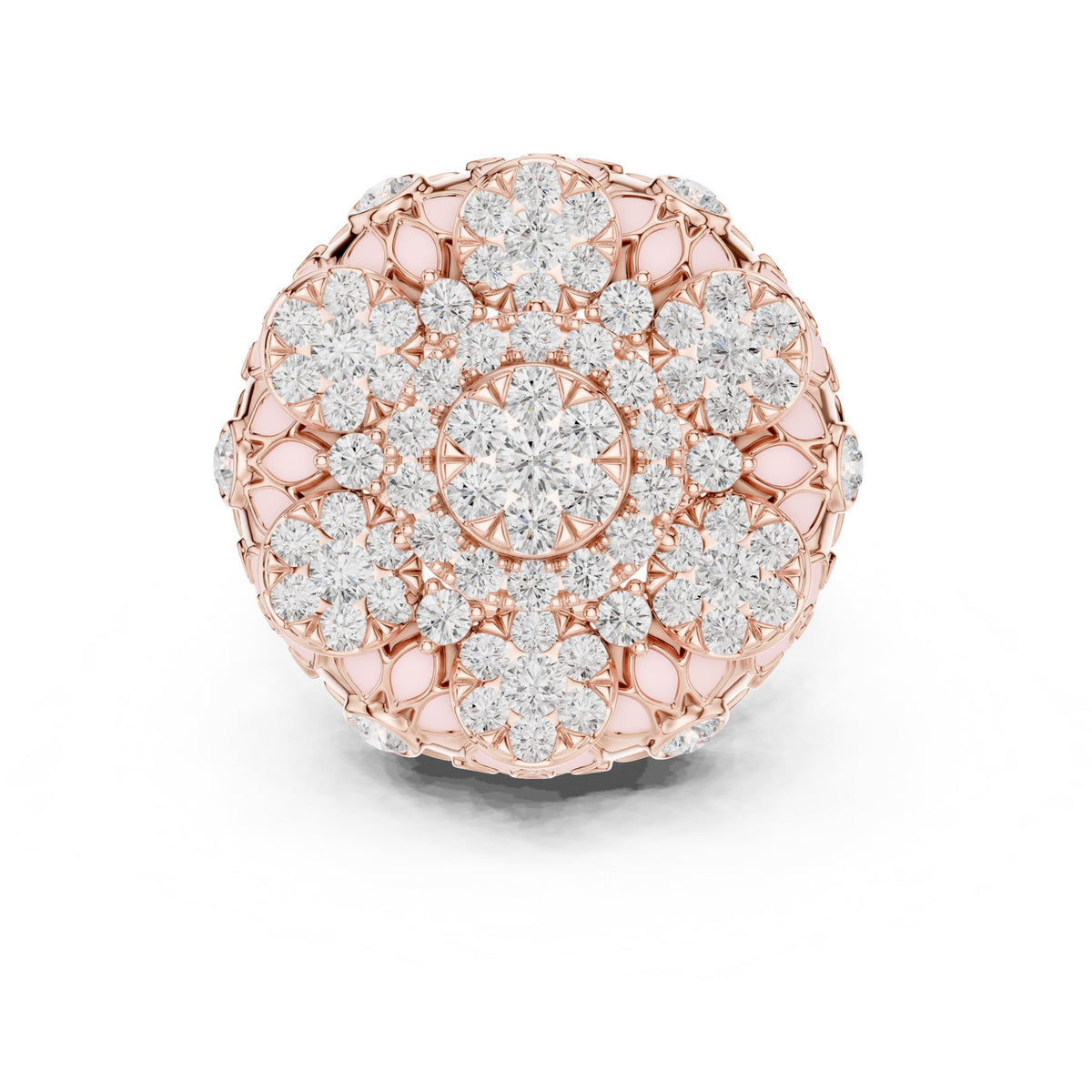 Round Halo Lab Grown Diamond Engagement Ring