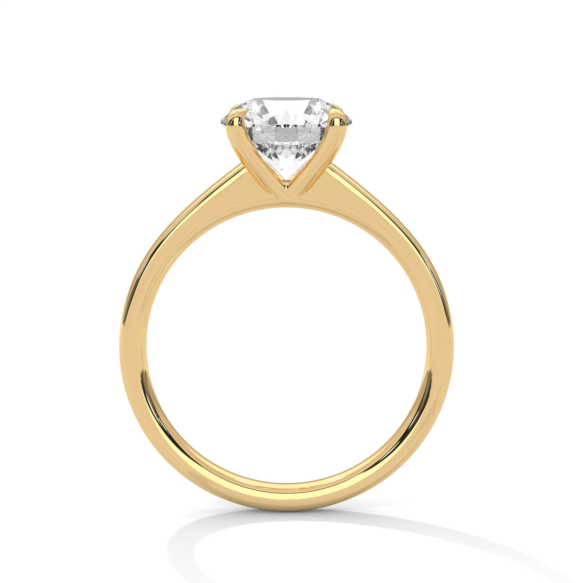 Oval Solitaire Lab Grown Diamond Engagement Ring