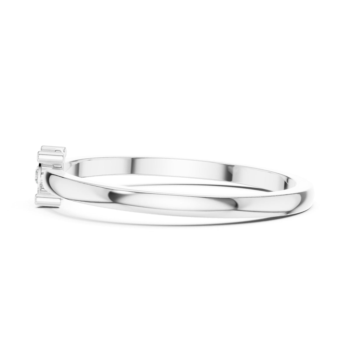 Round Solitaire Lab Grown Diamond Engagement Ring